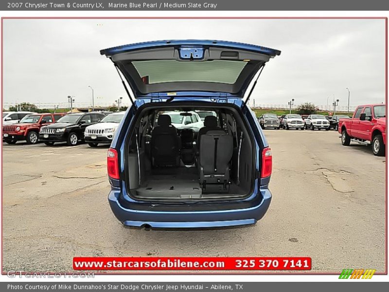 Marine Blue Pearl / Medium Slate Gray 2007 Chrysler Town & Country LX