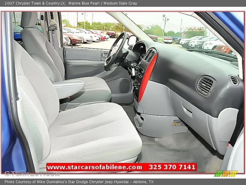 Marine Blue Pearl / Medium Slate Gray 2007 Chrysler Town & Country LX