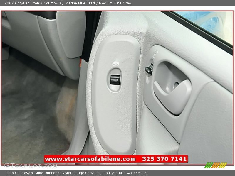 Marine Blue Pearl / Medium Slate Gray 2007 Chrysler Town & Country LX