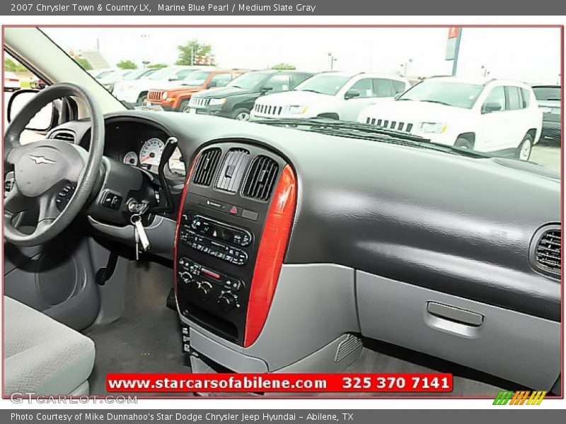Marine Blue Pearl / Medium Slate Gray 2007 Chrysler Town & Country LX