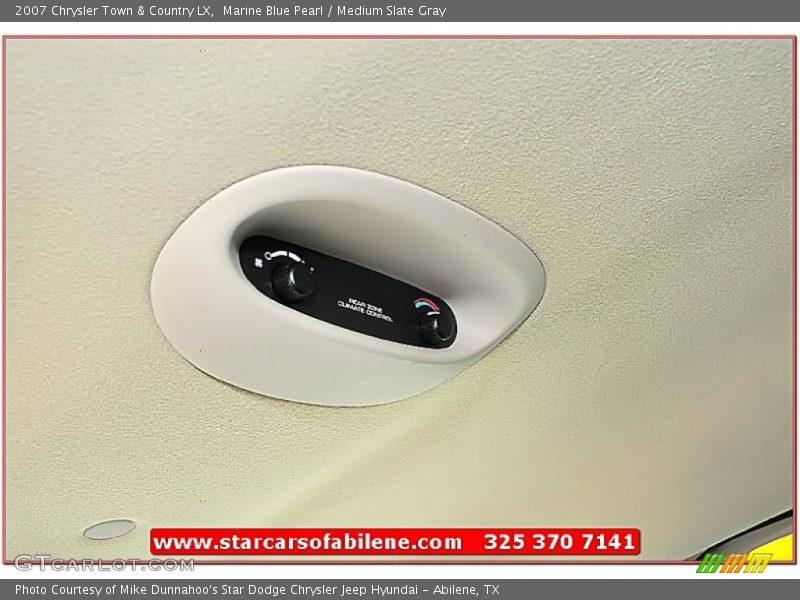 Marine Blue Pearl / Medium Slate Gray 2007 Chrysler Town & Country LX