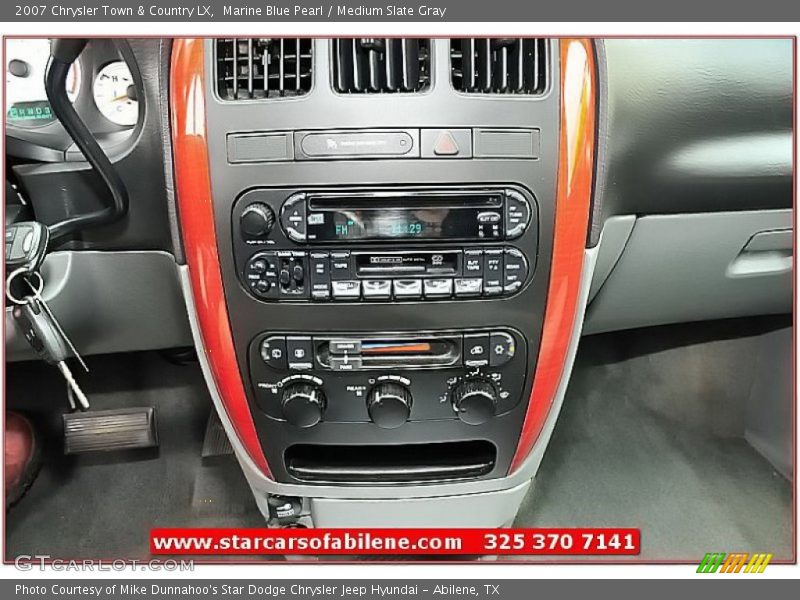 Marine Blue Pearl / Medium Slate Gray 2007 Chrysler Town & Country LX