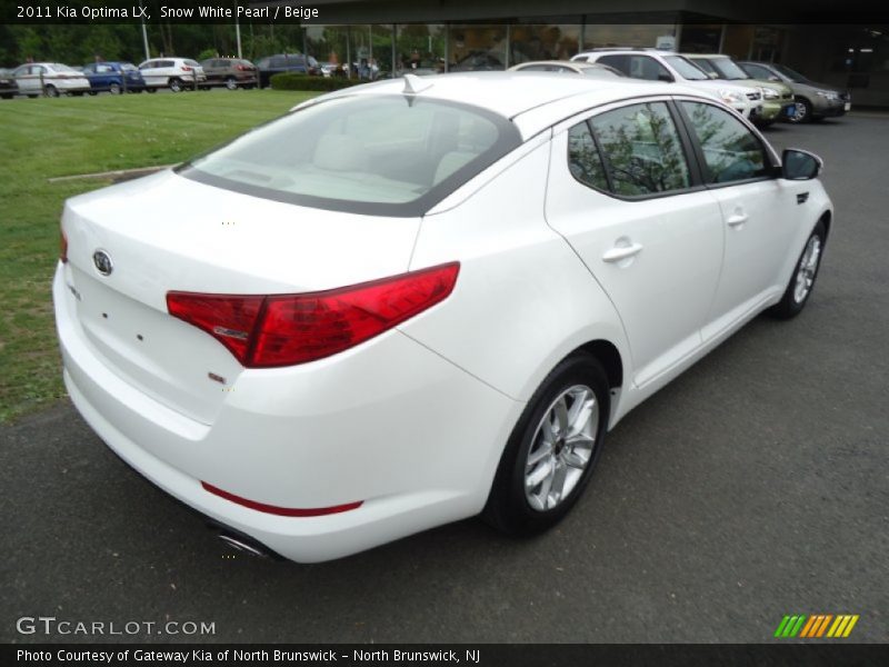 Snow White Pearl / Beige 2011 Kia Optima LX
