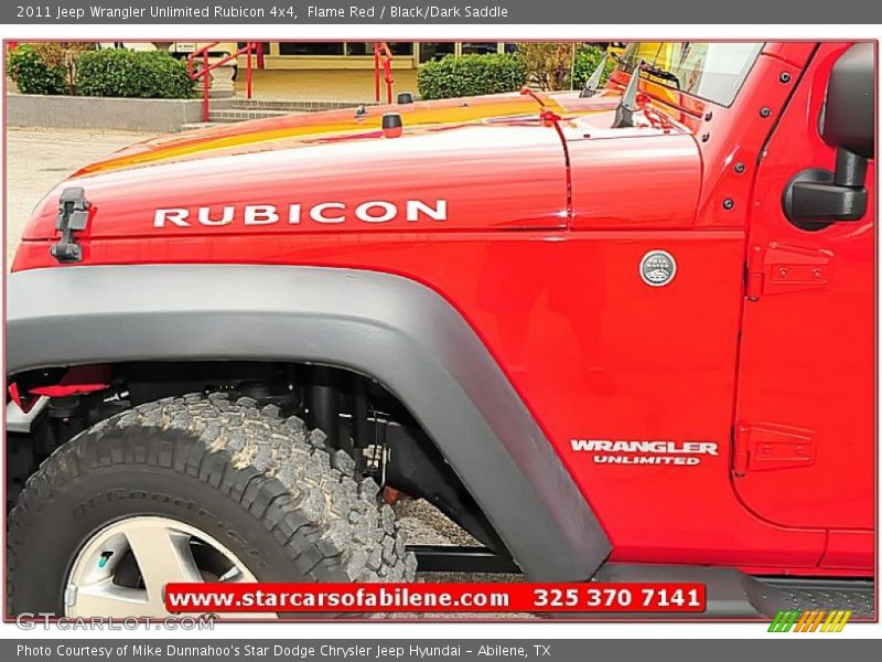 Flame Red / Black/Dark Saddle 2011 Jeep Wrangler Unlimited Rubicon 4x4