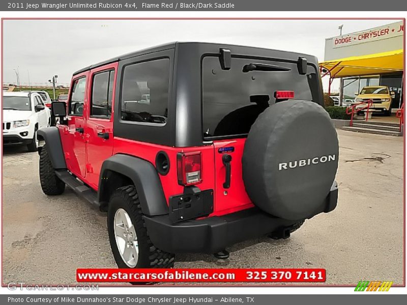 Flame Red / Black/Dark Saddle 2011 Jeep Wrangler Unlimited Rubicon 4x4
