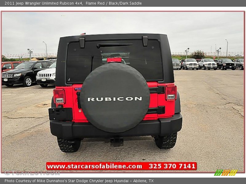 Flame Red / Black/Dark Saddle 2011 Jeep Wrangler Unlimited Rubicon 4x4