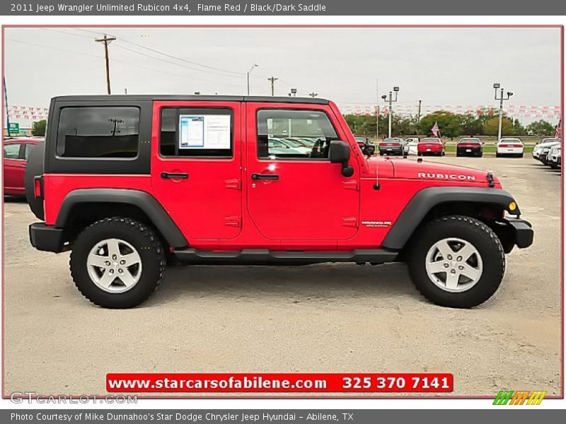 Flame Red / Black/Dark Saddle 2011 Jeep Wrangler Unlimited Rubicon 4x4