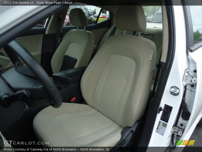 Snow White Pearl / Beige 2011 Kia Optima LX