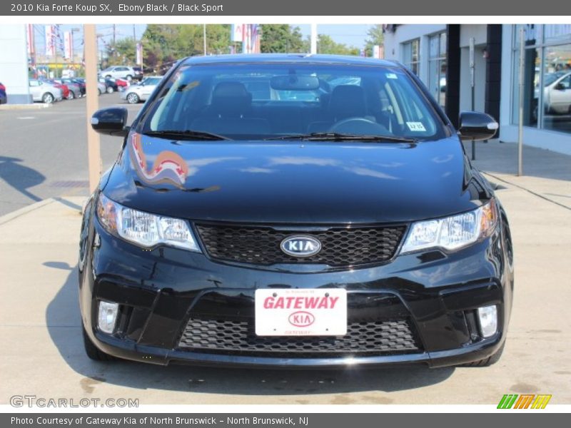 Ebony Black / Black Sport 2010 Kia Forte Koup SX