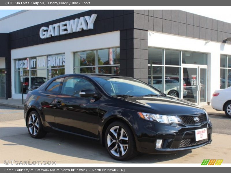 Ebony Black / Black Sport 2010 Kia Forte Koup SX