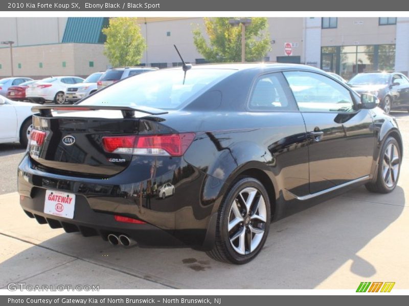 Ebony Black / Black Sport 2010 Kia Forte Koup SX