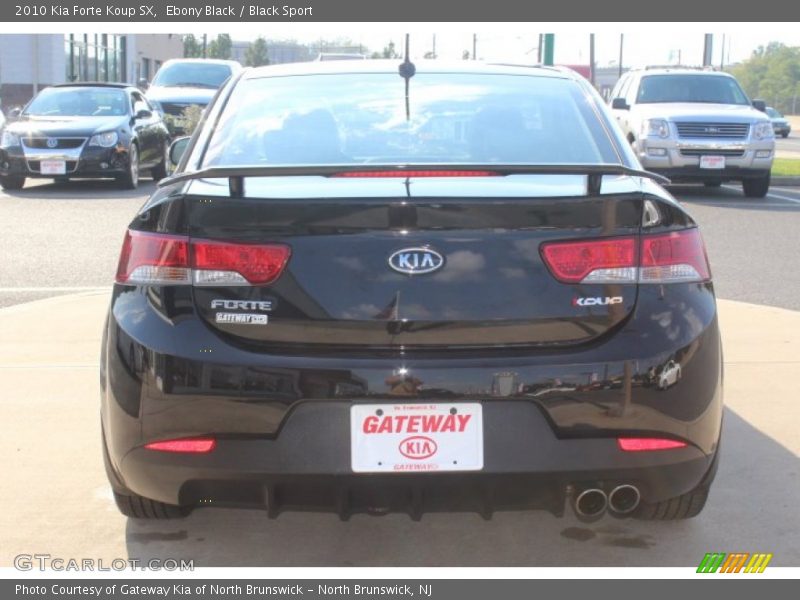 Ebony Black / Black Sport 2010 Kia Forte Koup SX