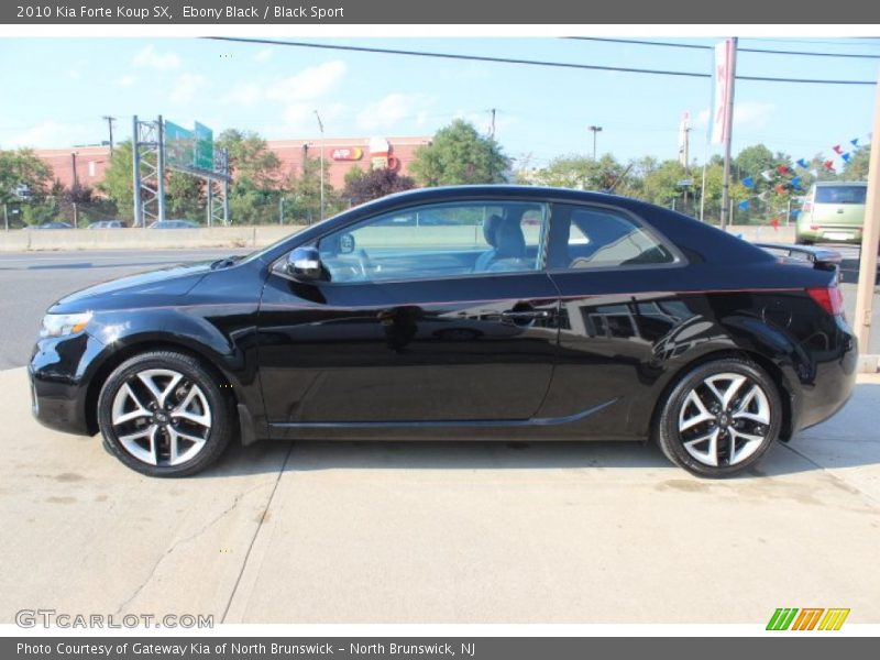 Ebony Black / Black Sport 2010 Kia Forte Koup SX