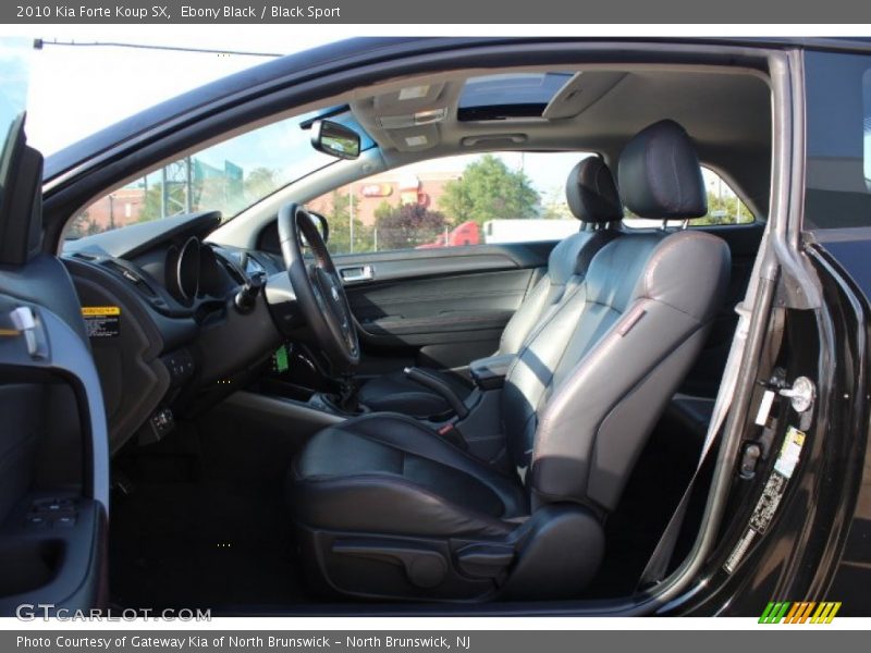 Ebony Black / Black Sport 2010 Kia Forte Koup SX