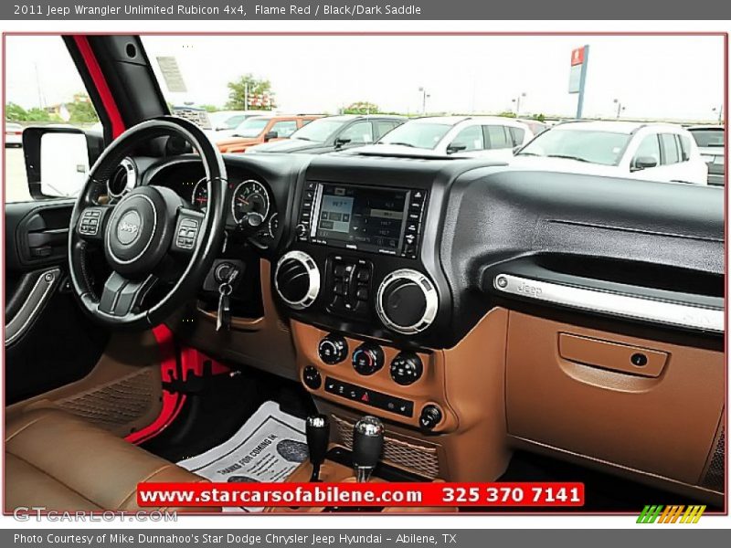 Flame Red / Black/Dark Saddle 2011 Jeep Wrangler Unlimited Rubicon 4x4