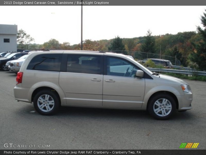 Sandstone / Black/Light Graystone 2013 Dodge Grand Caravan Crew