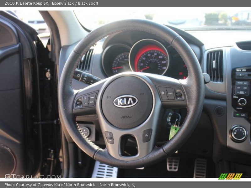 Ebony Black / Black Sport 2010 Kia Forte Koup SX