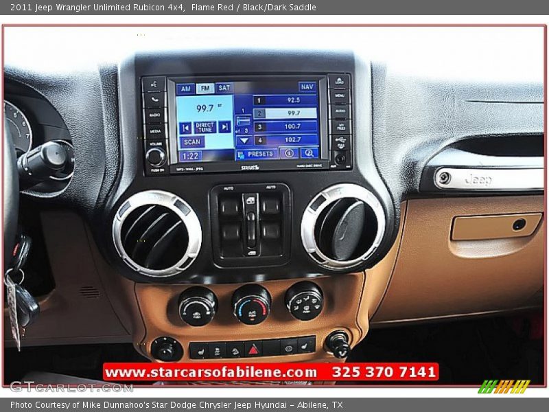 Flame Red / Black/Dark Saddle 2011 Jeep Wrangler Unlimited Rubicon 4x4