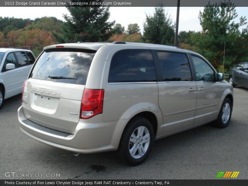 Sandstone / Black/Light Graystone 2013 Dodge Grand Caravan Crew