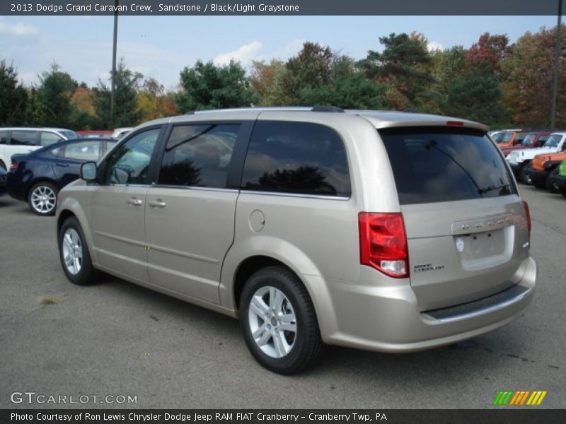 Sandstone / Black/Light Graystone 2013 Dodge Grand Caravan Crew