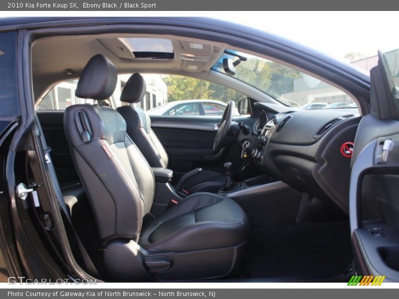 Ebony Black / Black Sport 2010 Kia Forte Koup SX