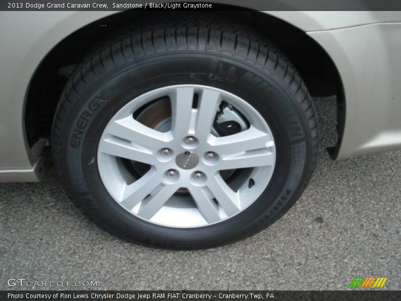Sandstone / Black/Light Graystone 2013 Dodge Grand Caravan Crew