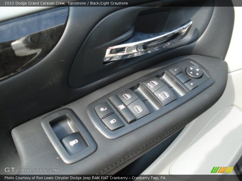 Sandstone / Black/Light Graystone 2013 Dodge Grand Caravan Crew