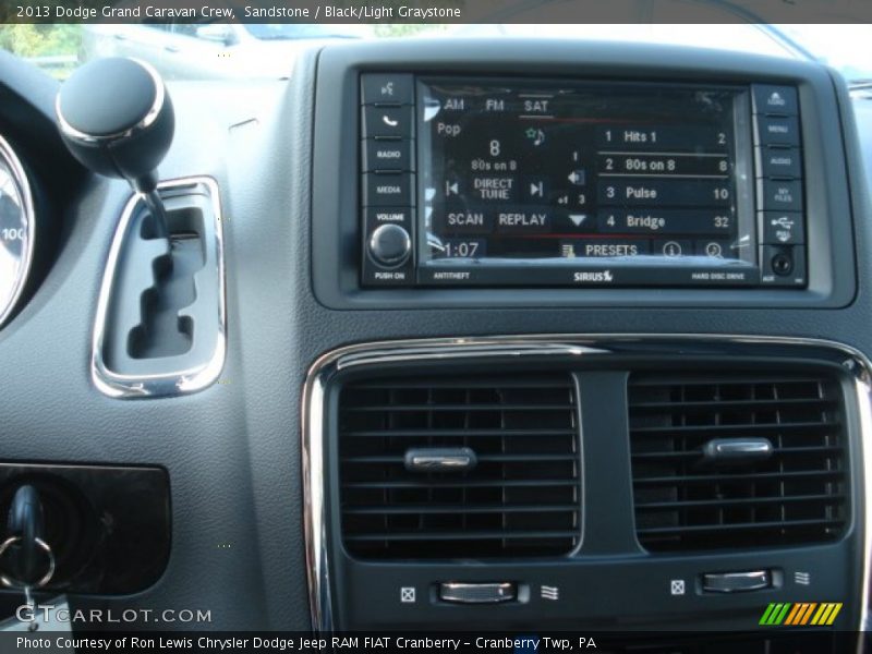 Sandstone / Black/Light Graystone 2013 Dodge Grand Caravan Crew