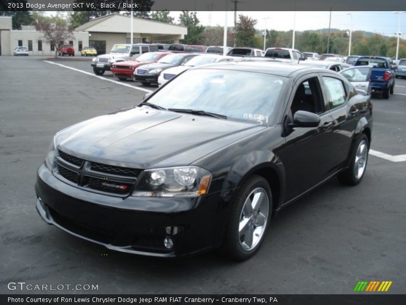 Black / Black 2013 Dodge Avenger SXT V6