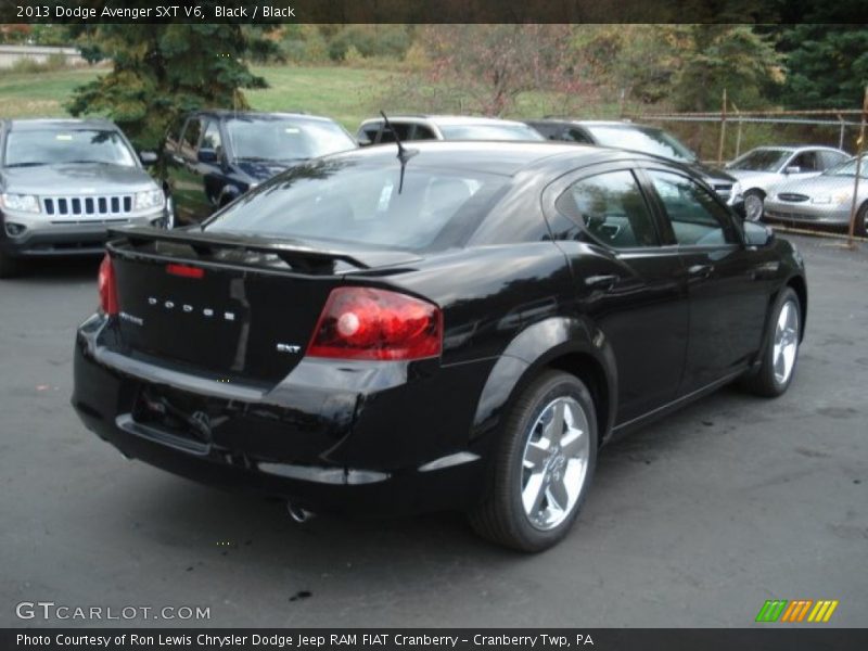 Black / Black 2013 Dodge Avenger SXT V6