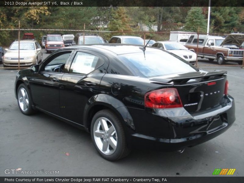 Black / Black 2013 Dodge Avenger SXT V6