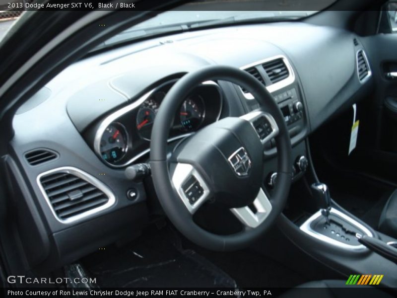 Black / Black 2013 Dodge Avenger SXT V6