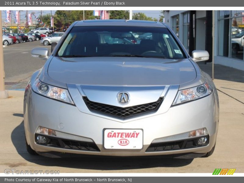 Paladium Silver Pearl / Ebony Black 2011 Acura TL 3.5 Technology