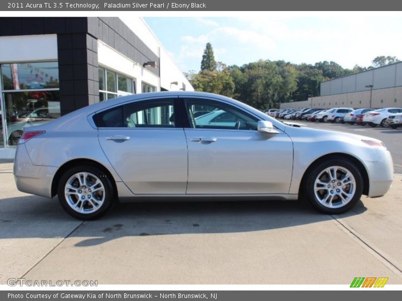 Paladium Silver Pearl / Ebony Black 2011 Acura TL 3.5 Technology