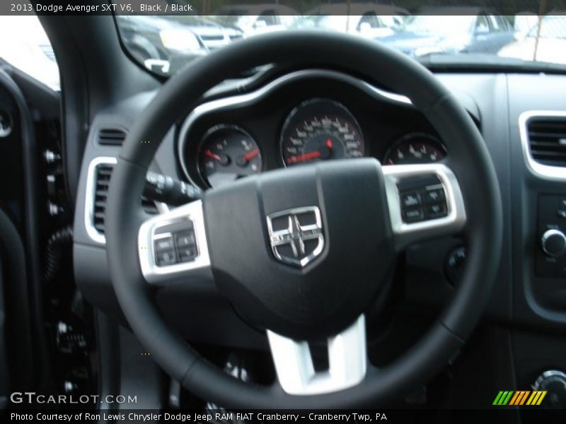 Black / Black 2013 Dodge Avenger SXT V6