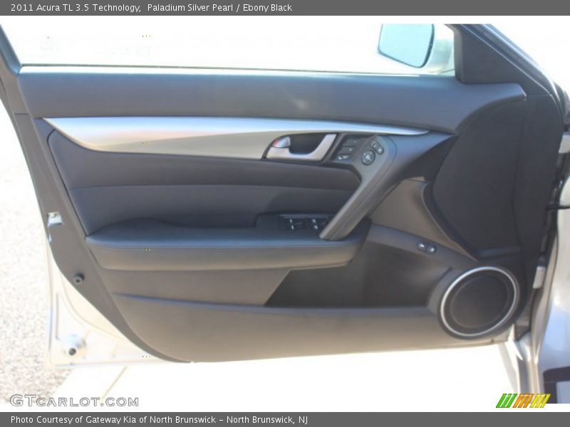 Paladium Silver Pearl / Ebony Black 2011 Acura TL 3.5 Technology