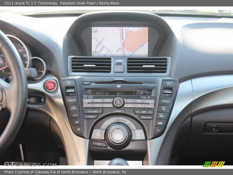 Paladium Silver Pearl / Ebony Black 2011 Acura TL 3.5 Technology