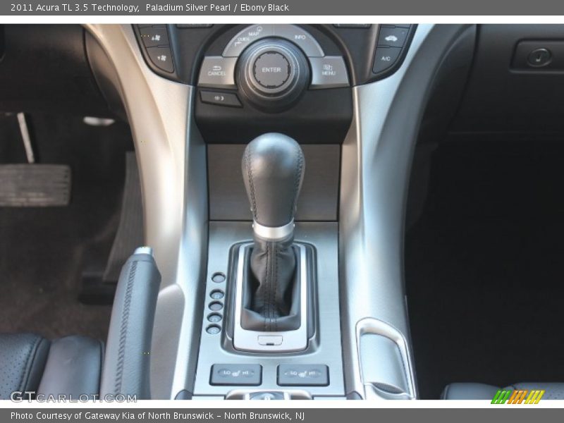 Paladium Silver Pearl / Ebony Black 2011 Acura TL 3.5 Technology