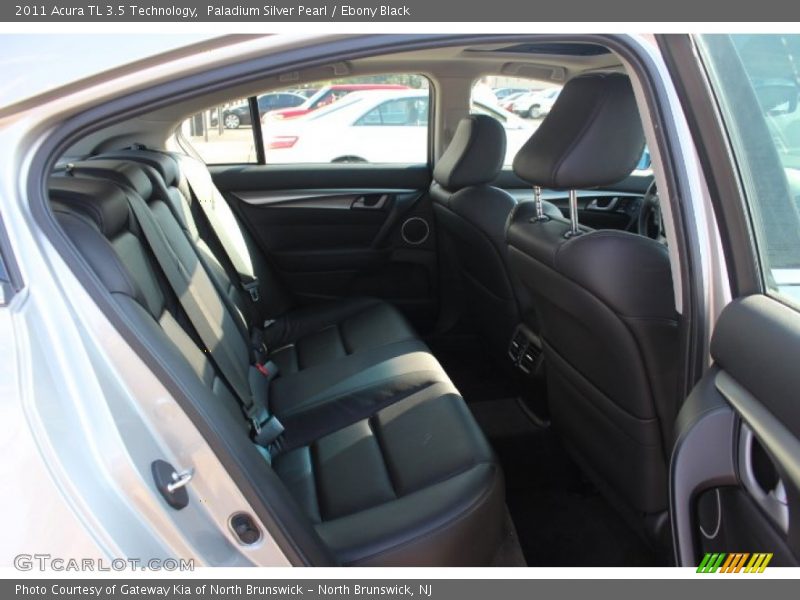 Paladium Silver Pearl / Ebony Black 2011 Acura TL 3.5 Technology