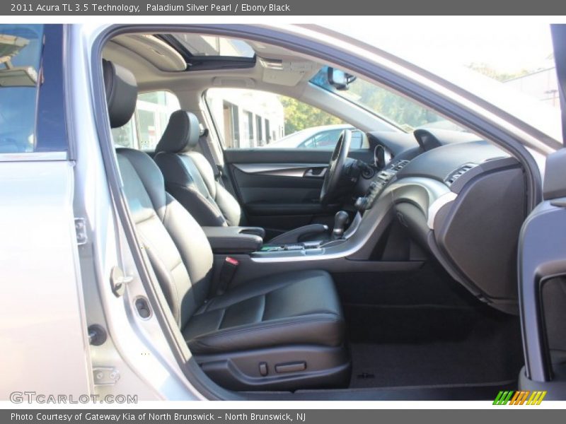 Paladium Silver Pearl / Ebony Black 2011 Acura TL 3.5 Technology