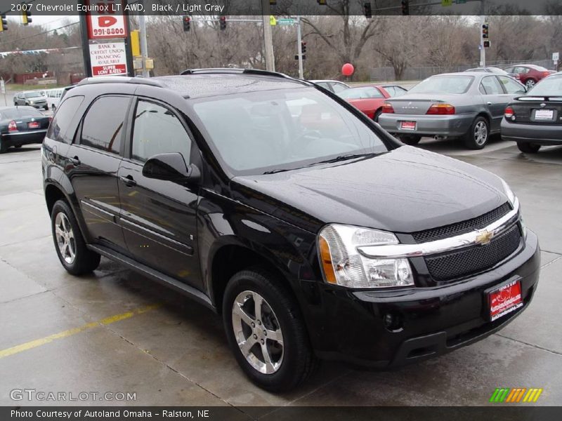 Black / Light Gray 2007 Chevrolet Equinox LT AWD