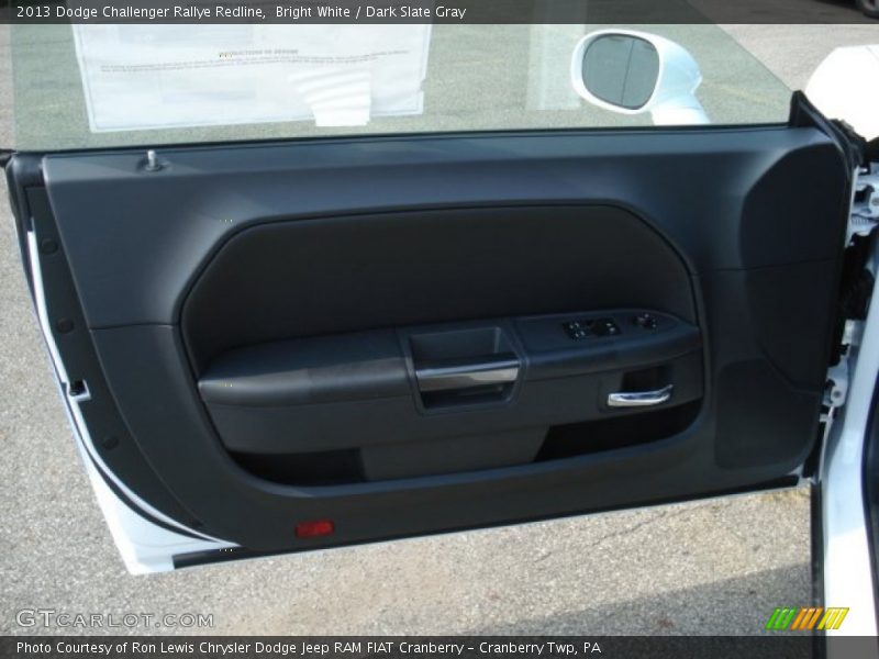 Bright White / Dark Slate Gray 2013 Dodge Challenger Rallye Redline