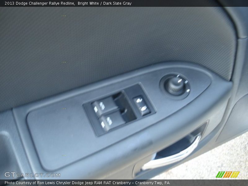 Bright White / Dark Slate Gray 2013 Dodge Challenger Rallye Redline