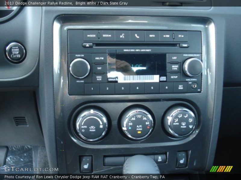 Controls of 2013 Challenger Rallye Redline