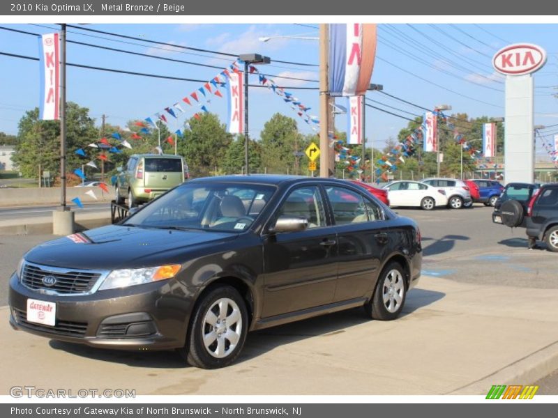 Metal Bronze / Beige 2010 Kia Optima LX