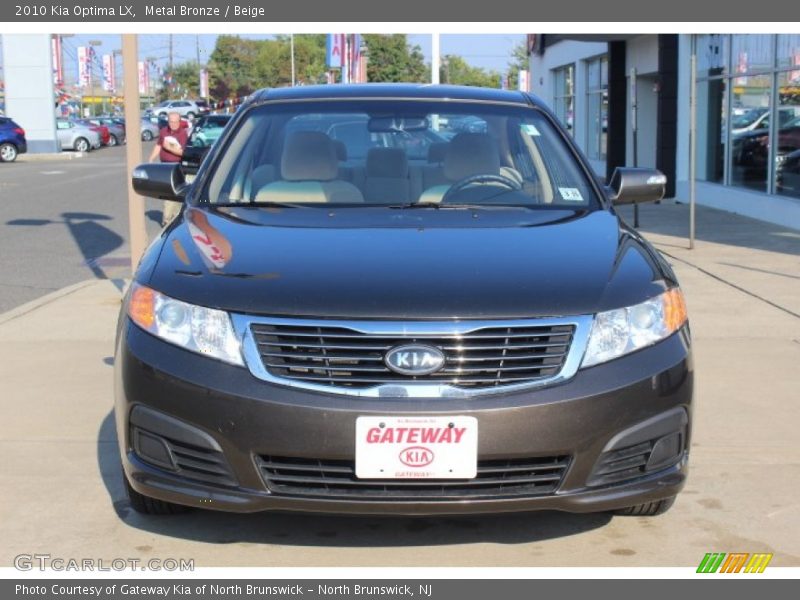 Metal Bronze / Beige 2010 Kia Optima LX
