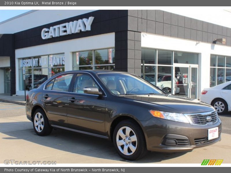 Metal Bronze / Beige 2010 Kia Optima LX