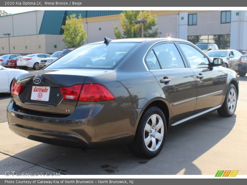 Metal Bronze / Beige 2010 Kia Optima LX