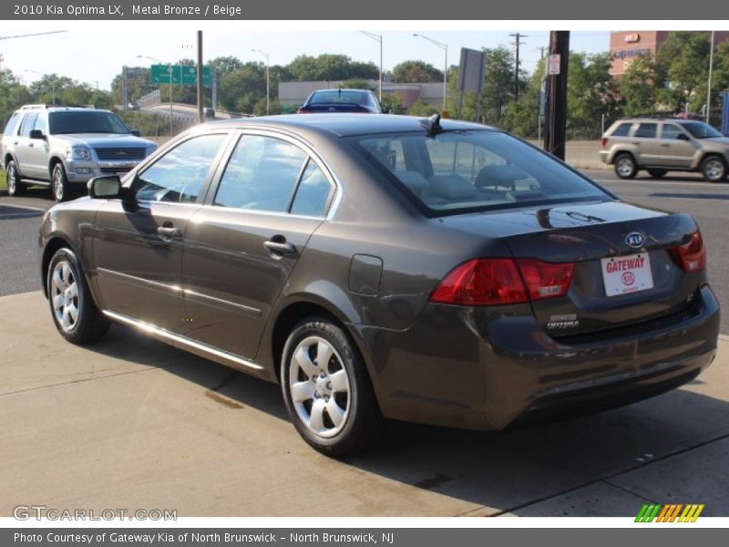 Metal Bronze / Beige 2010 Kia Optima LX