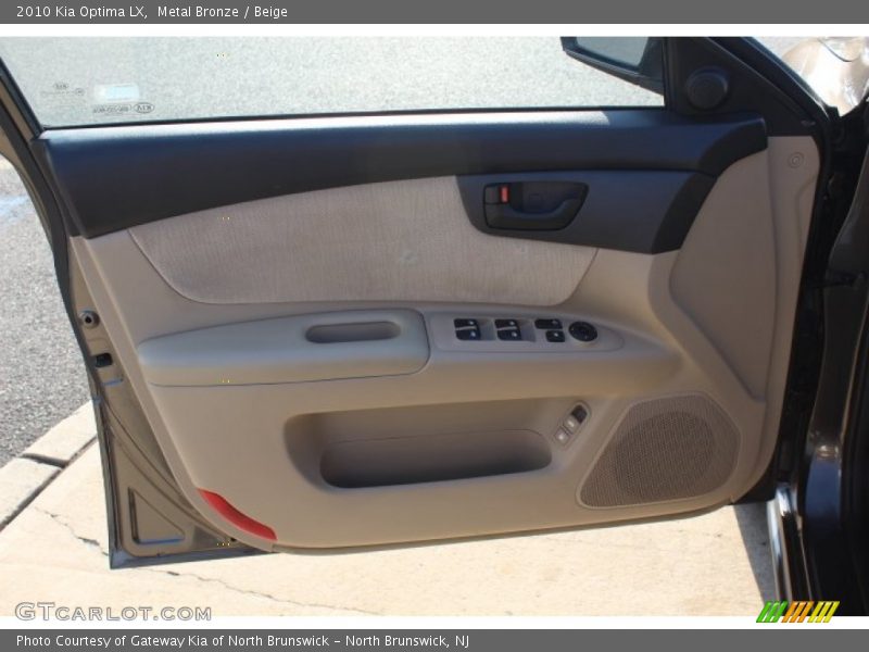 Metal Bronze / Beige 2010 Kia Optima LX